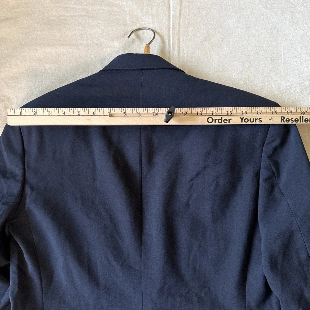 Polo University Club by Ralph Lauren Navy Blazer USA Gold Button Wool Sport Coat